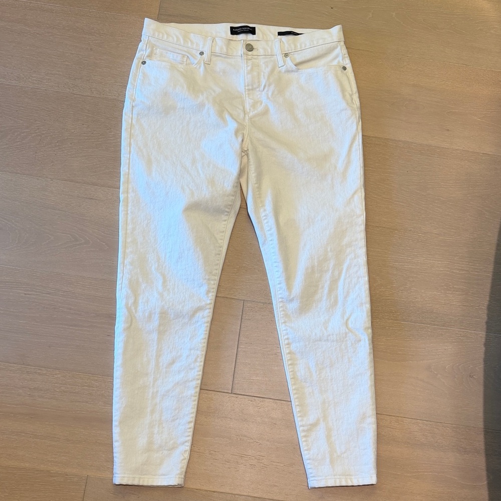 Banana Republic Ivory Denim Pants